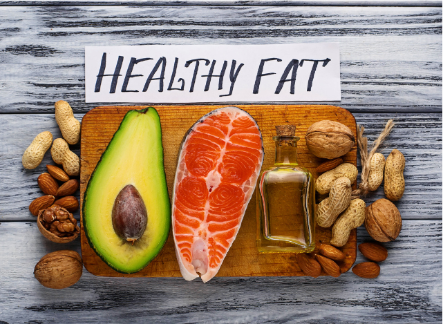 healthy fat, avocado, salmon