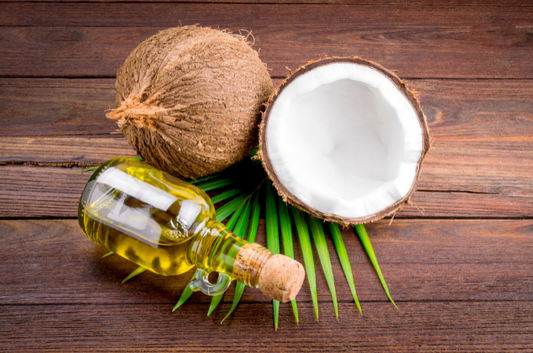 coconut and oil